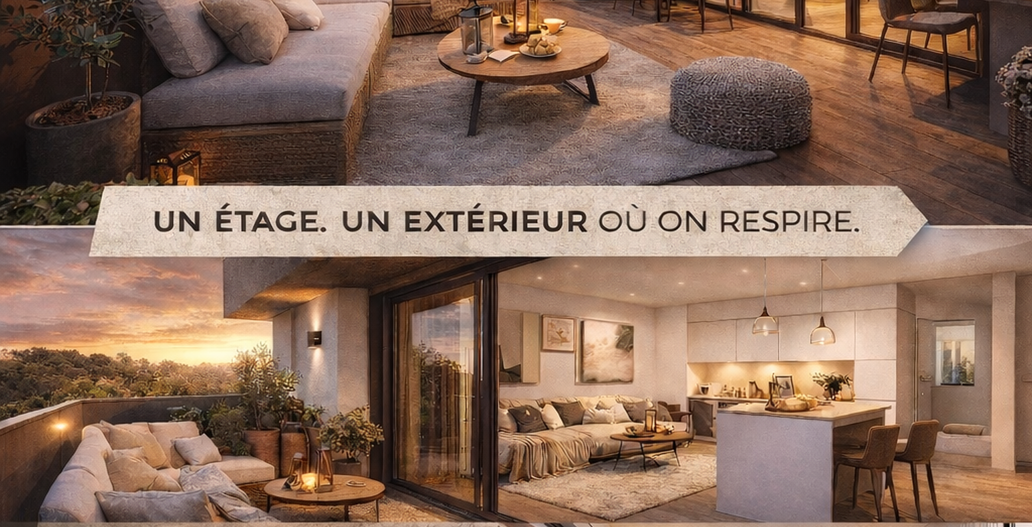 T3 D’EXCEPTION AVEC BALCON XXL – LIVRAISON JUIN — photo 1