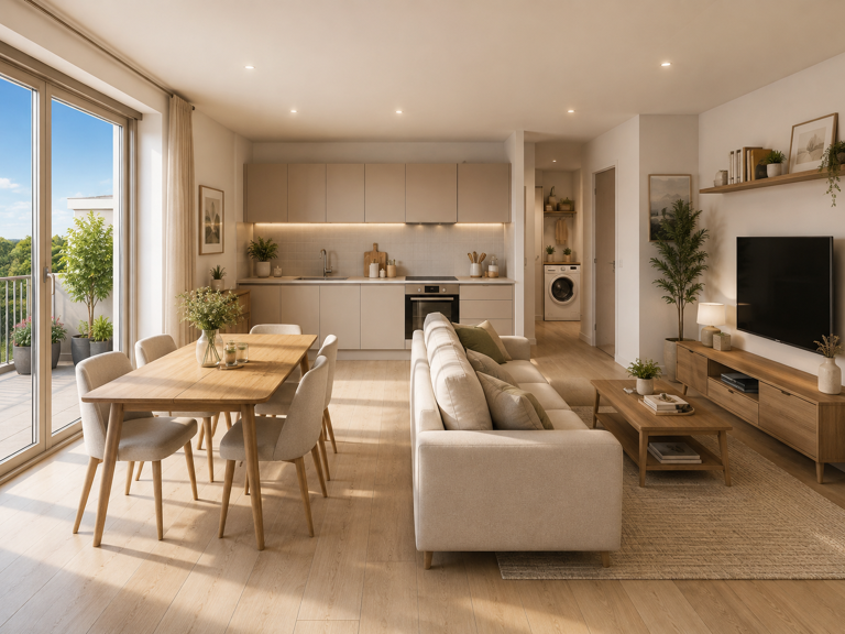 T4 FAMILIAL DE 85 M² AVEC GRAND BALCON – WASSELONNE — photo 1