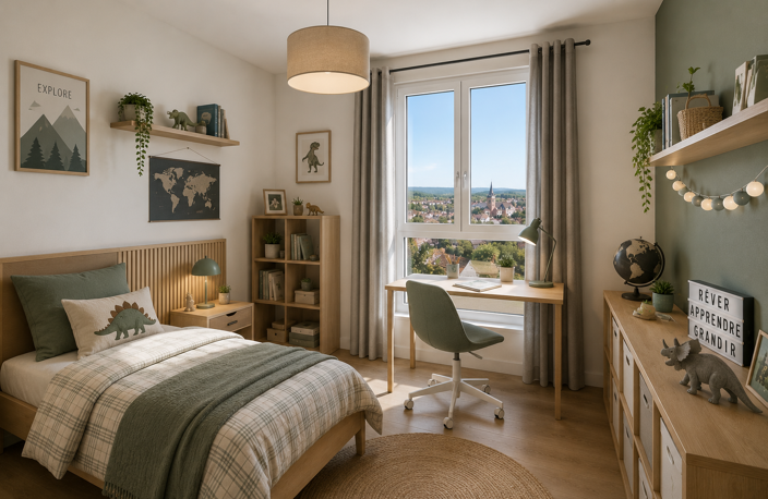 T4 FAMILIAL DE 85 M² AVEC GRAND BALCON – WASSELONNE — photo 4