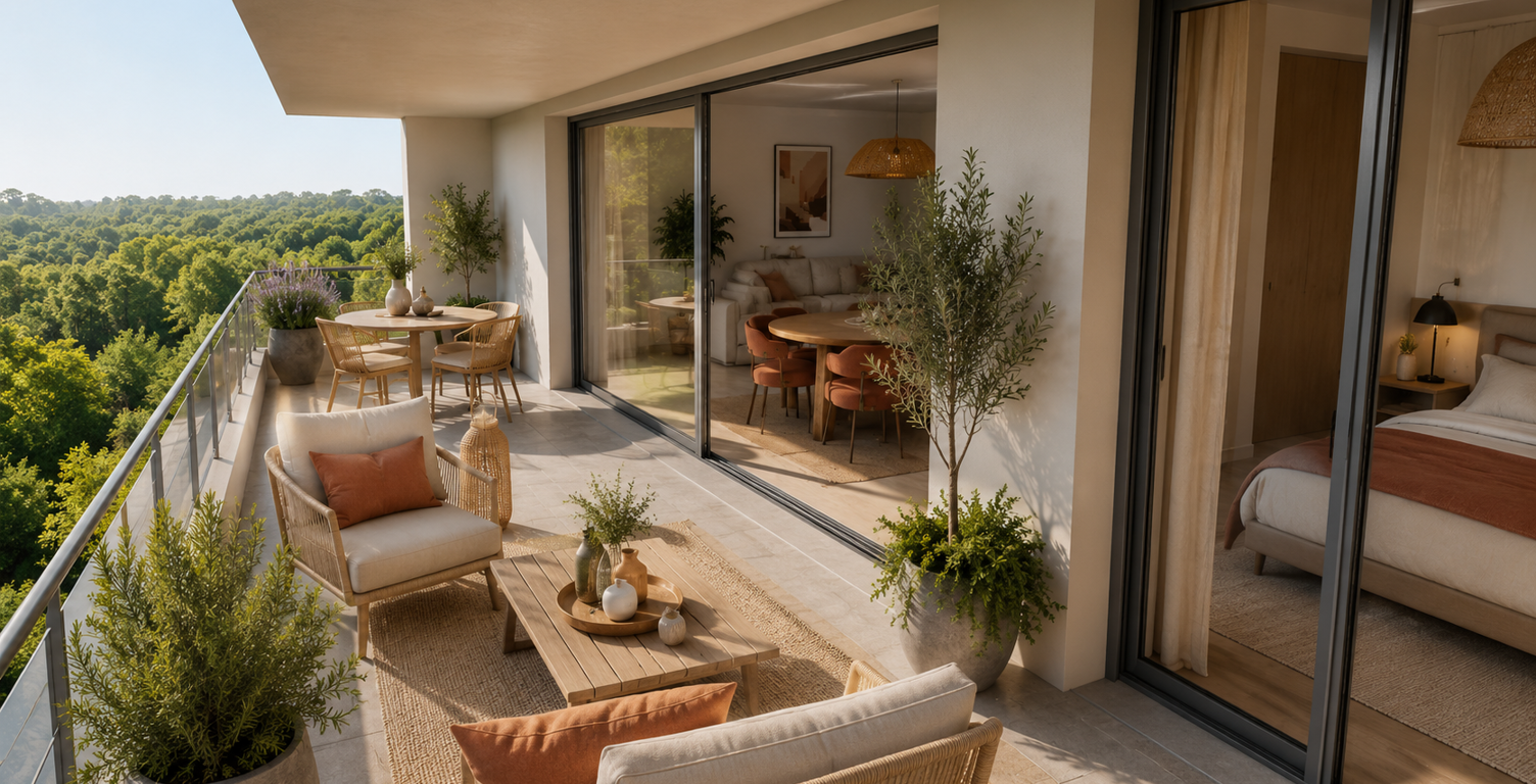 Bel Appartement T4 en attique traversant avec Grand Balcon à Rosheim  — photo 1