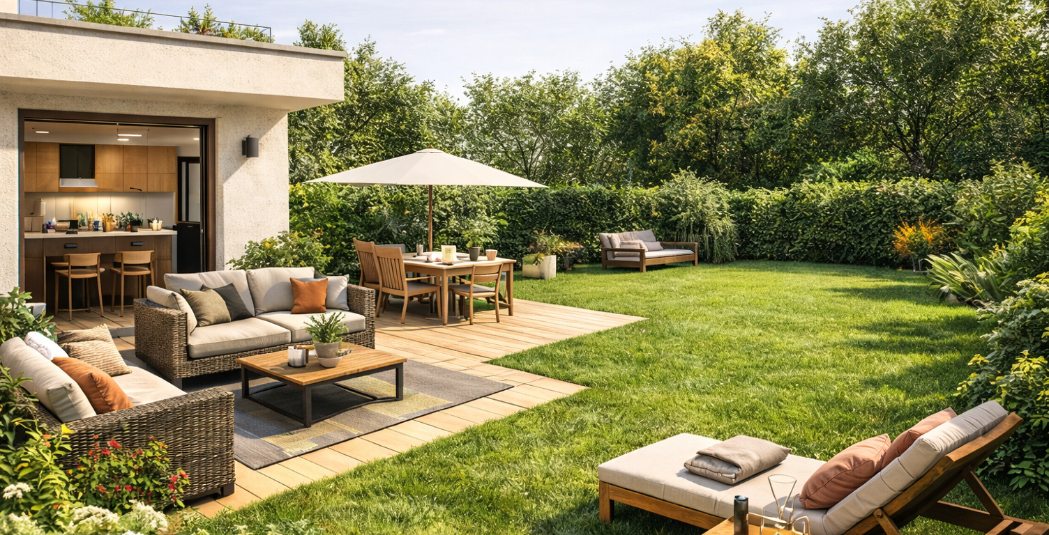 DUPLEX COUP DE CŒUR AVEC GRAND JARDIN – NEUDORF – TVA RÉDUITE — photo 1