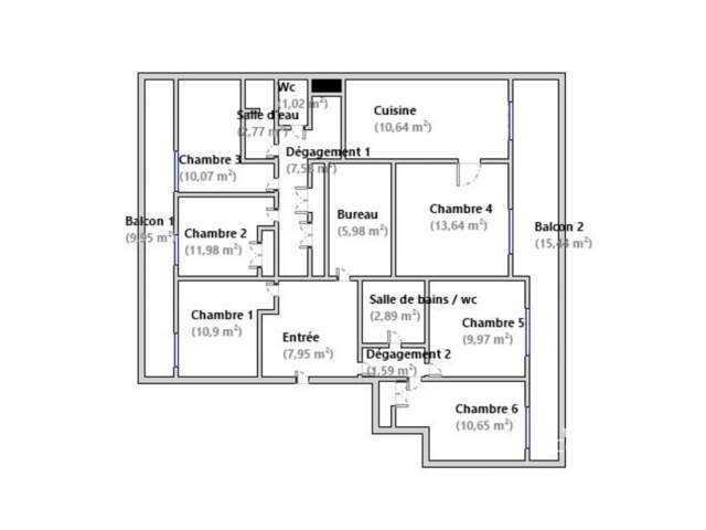 Montpellier   Mosson | F6 rare à la vente   107,63 m2   106 — photo du bien