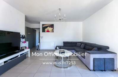 Référence : 7253-MCO. - Dernier étage Appartement 3 pièces terrasse et place de parking privative en sous sol — photo du bien