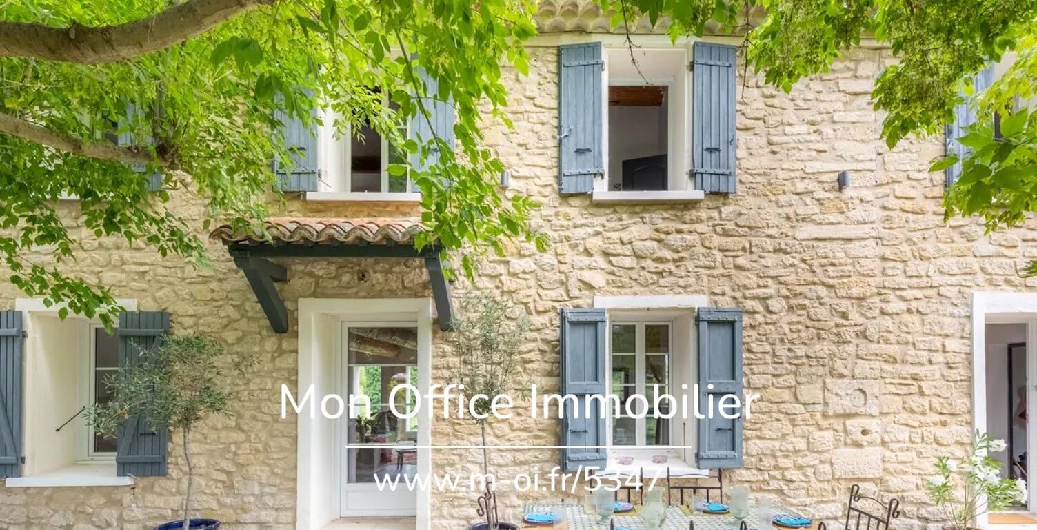 Référence : 7351-SJO - MAS en pierre dans le Vaucluse (84380)+ maison d'invités, remises, piscine, authenticité et calme — photo 1