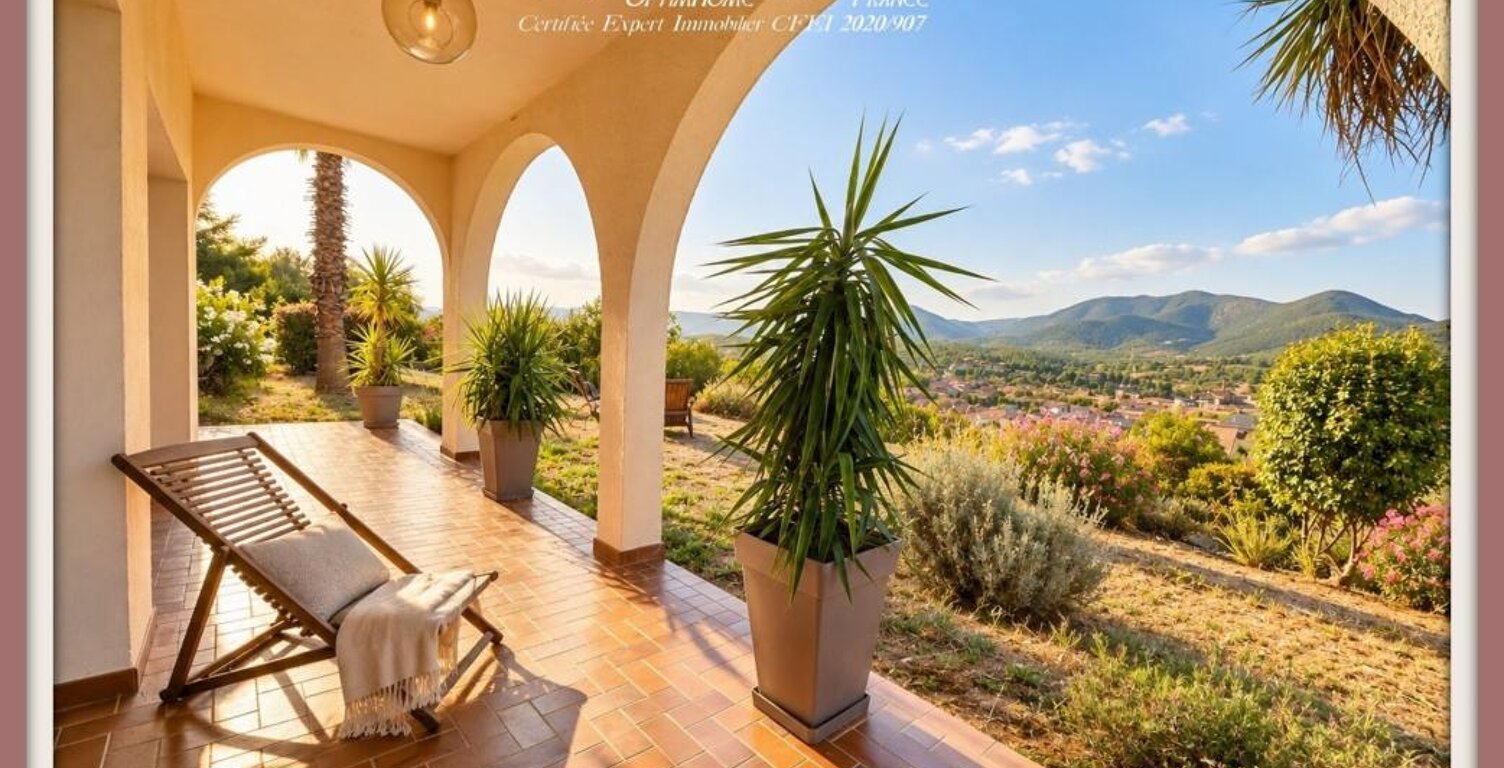MAISON DE 185 M² AVEC PISCINE SUR 3 900 M² DE TERRAIN – VUE PANORAMIQUE SUR LE CAROUX — photo 1