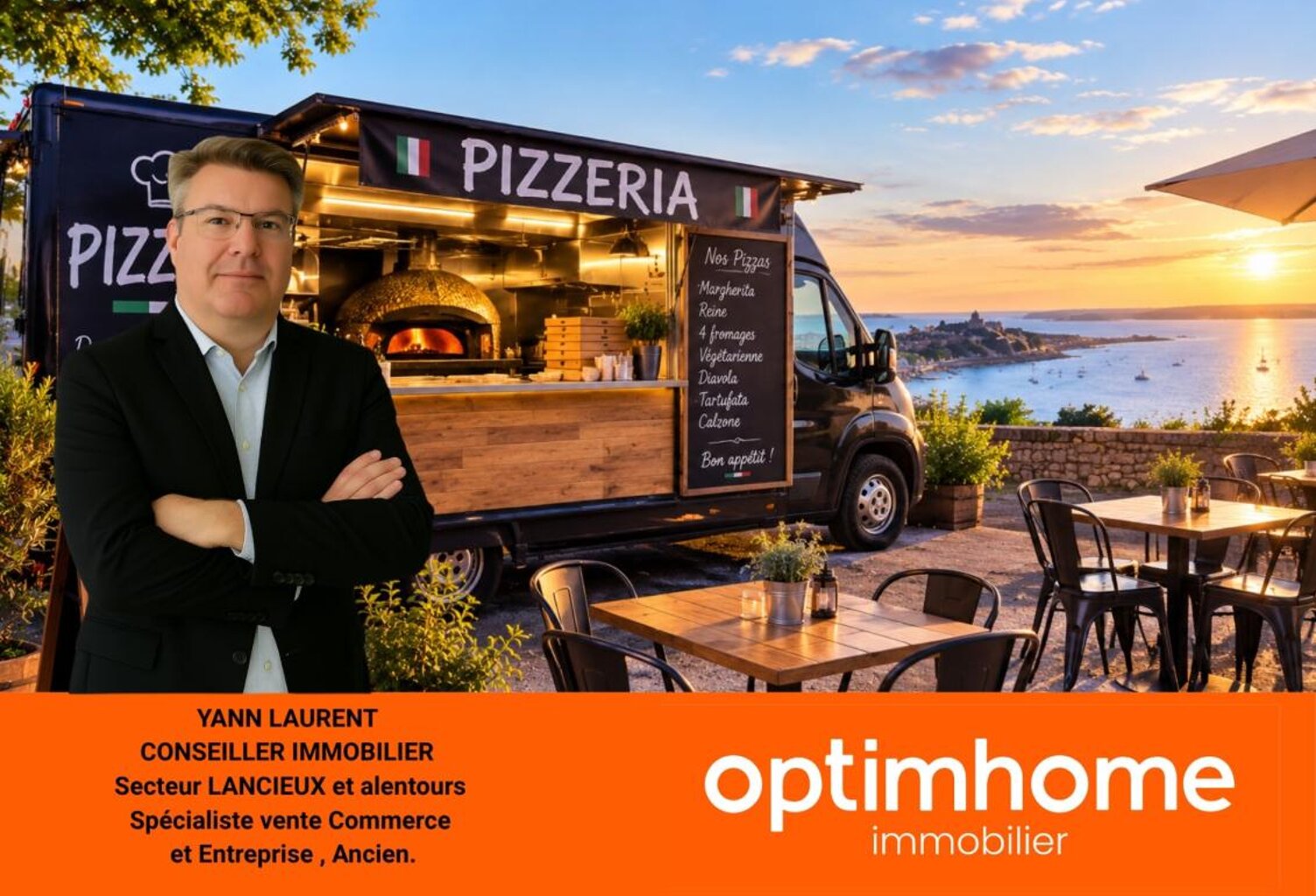 Fonds de commerce FOOD TRUCK PIZZERIA – 20 ANS D’ACTIVITÉ – RÉGION RENNES — photo 1