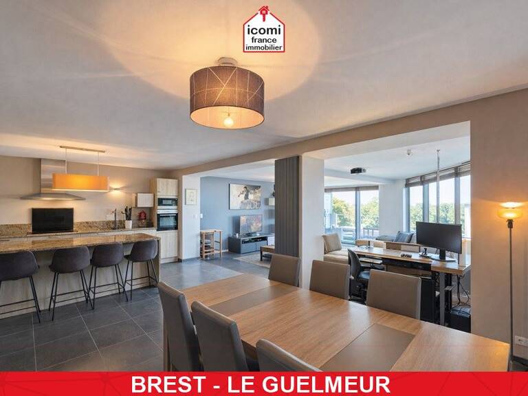 FINISTERE - Brest (29200) - A VENDRE - MAISON DE 150 M² AVEC EXTENSION CONTEMPORAINE - ESPACE DE VIE +60 M² - 3/4 CHAMBRES - JARDIN CLOS - VUE MER - COUP DE COEUR - RARE — photo 1