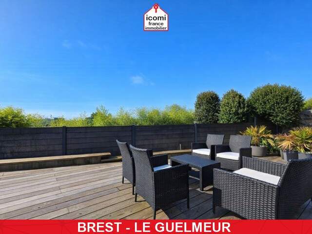 FINISTERE - Brest (29200) - A VENDRE - MAISON DE 150 M² AVEC EXTENSION CONTEMPORAINE - ESPACE DE VIE +60 M² - 3/4 CHAMBRES - JARDIN CLOS - VUE MER - COUP DE COEUR - RARE — photo du bien