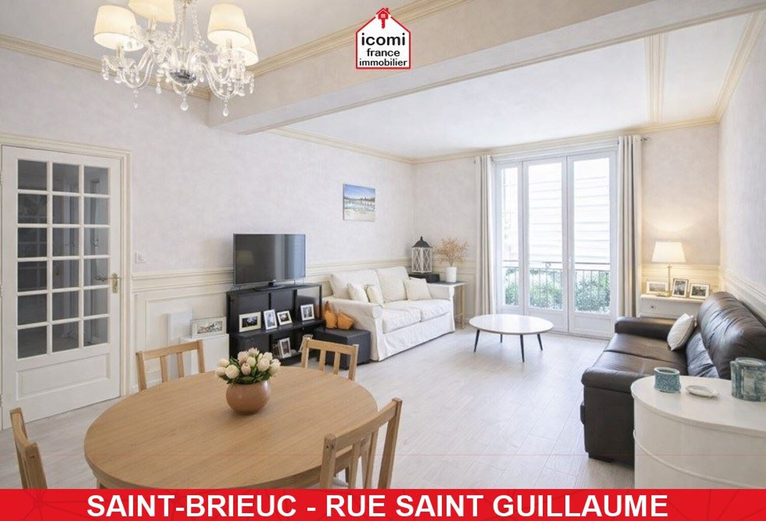 COTES-D'ARMOR - Saint-Brieuc (22000) - A VENDRE APPARTEMENT T3 DE CHARME AVEC ASCENSEUR ET GARAGE EN HYPER CENTRE VILLE - STANDING - LE COUP DE COEUR EST ASSURE - RARE — photo 1
