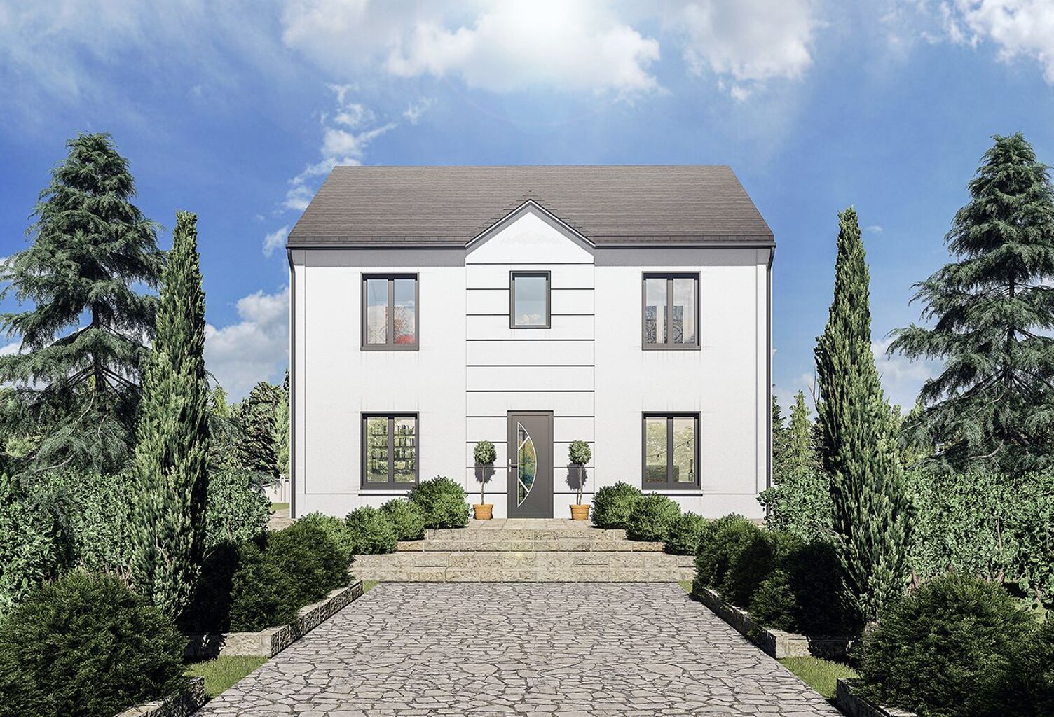 Faites construire votre maison 121.91 m² avec terrain à SAINT-AUBIN-DES-BOIS (28) ! — photo 1