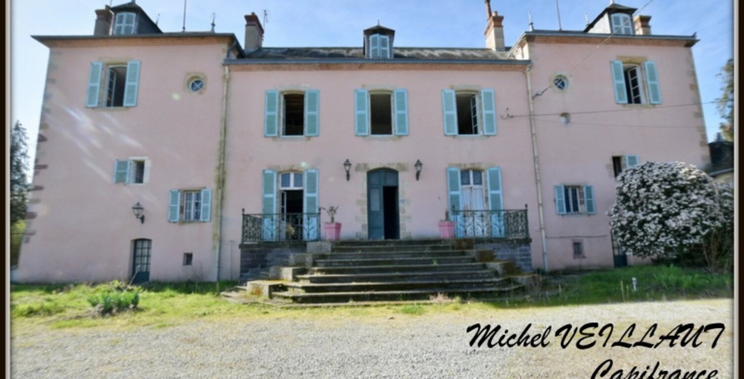 Propriété à vendre avec bâtisse de 15 pièces, 2 gîtes, terrain 7390 m², VILLENEUVE SUR ALLIER (03) — photo 1