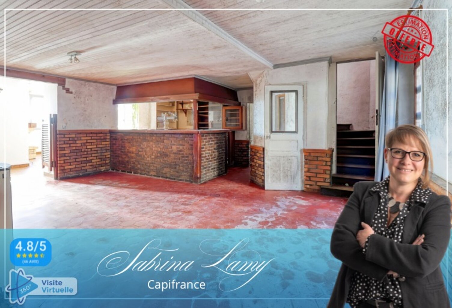 Maison à vendre 7 pièces à Chartèves de 180m² A RENOVER — photo 1