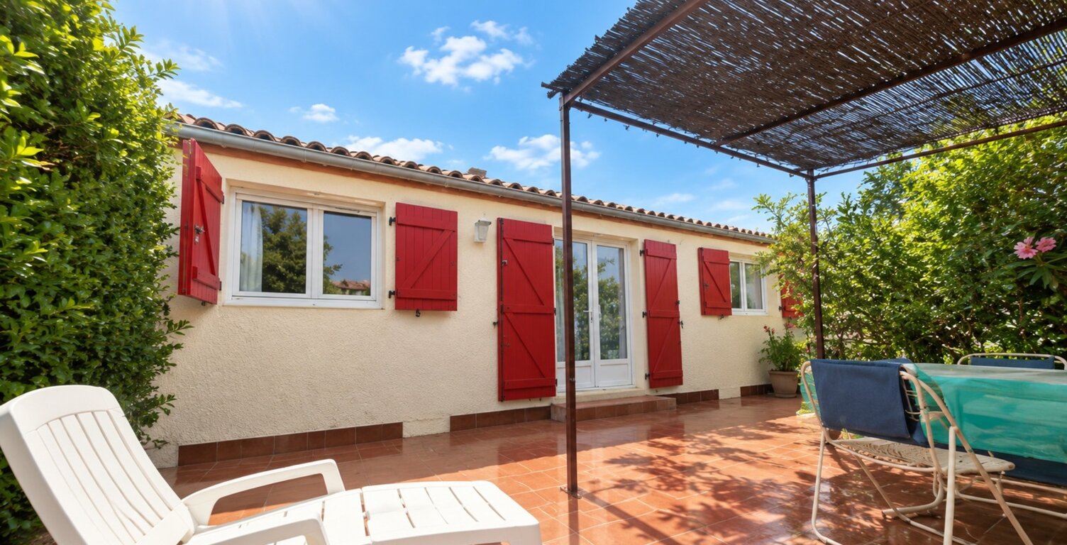 SAINT-NAZAIRE – MAISON DE LOISIRS de 27m² AVEC TERRAIN PRIVATIF de 125m² — photo 1