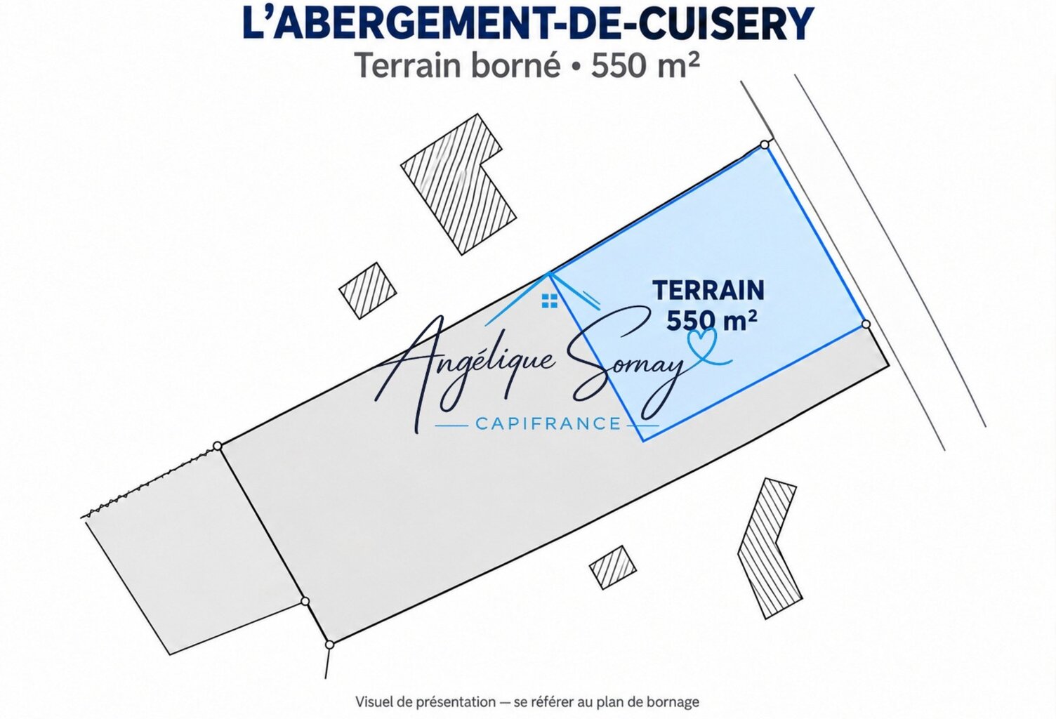 Terrain à vendre  L'ABERGEMENT DE CUISERY (71) — photo 1