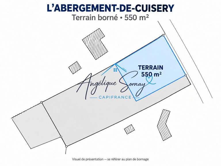 Terrain à vendre  L'ABERGEMENT DE CUISERY (71) — photo 1
