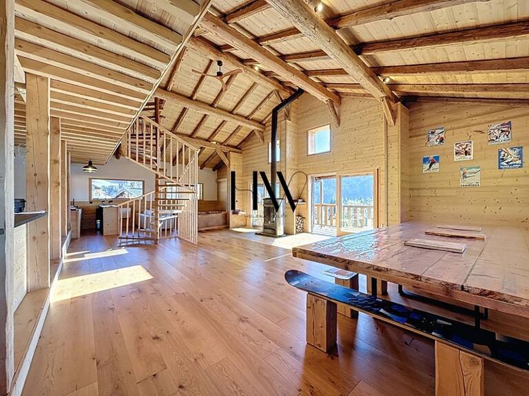 Chalet d’exception à proximité de Megève – Vue panoramique sur les Aravis et Crest-Voland — photo 1