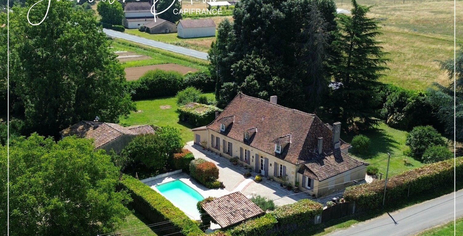 Propriété de charme en pierre avec gîte, piscine et parc arboré - LAMONZIE SAINT MARTIN (24) — photo 1