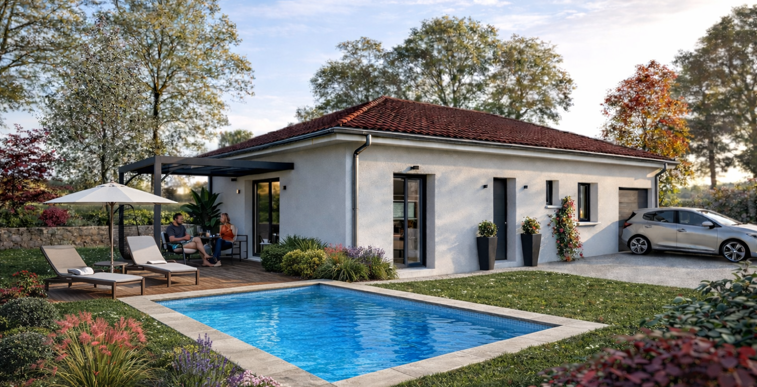 Vente maison 4 pièces 89 m² Montrevel (38690) — photo 1