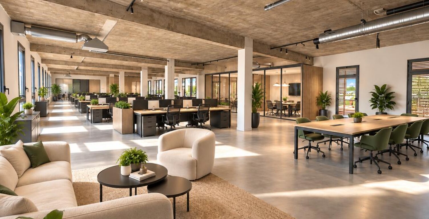 Bureaux 405 m² avec terrasse – Le Kerval — photo 1