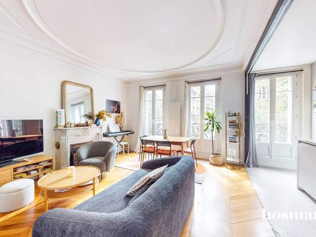 Charmant 2 pièces de 38 m² avec balcon lumineux - Rue Ordener, Paris 18ème — photo du bien