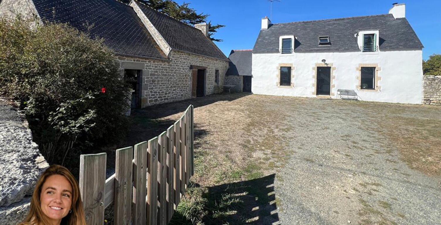 EXCLUSIVITÉ ! PLOMEUR / LA TORCHE, MAISON EN PIERRE AVEC 126 M² DE DÉPENDANCES, 3 CHAMBRES, TERRAIN DE 2 695 M² , PROCHE MER — photo 1
