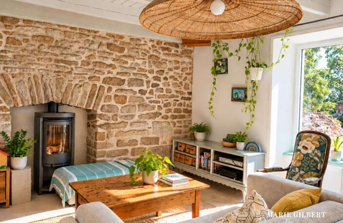 EXCLUSIVITÉ ! PLOMEUR / LA TORCHE, MAISON EN PIERRE AVEC 126 M² DE DÉPENDANCES, 3 CHAMBRES, TERRAIN DE 2 695 M² , PROCHE MER — photo 3