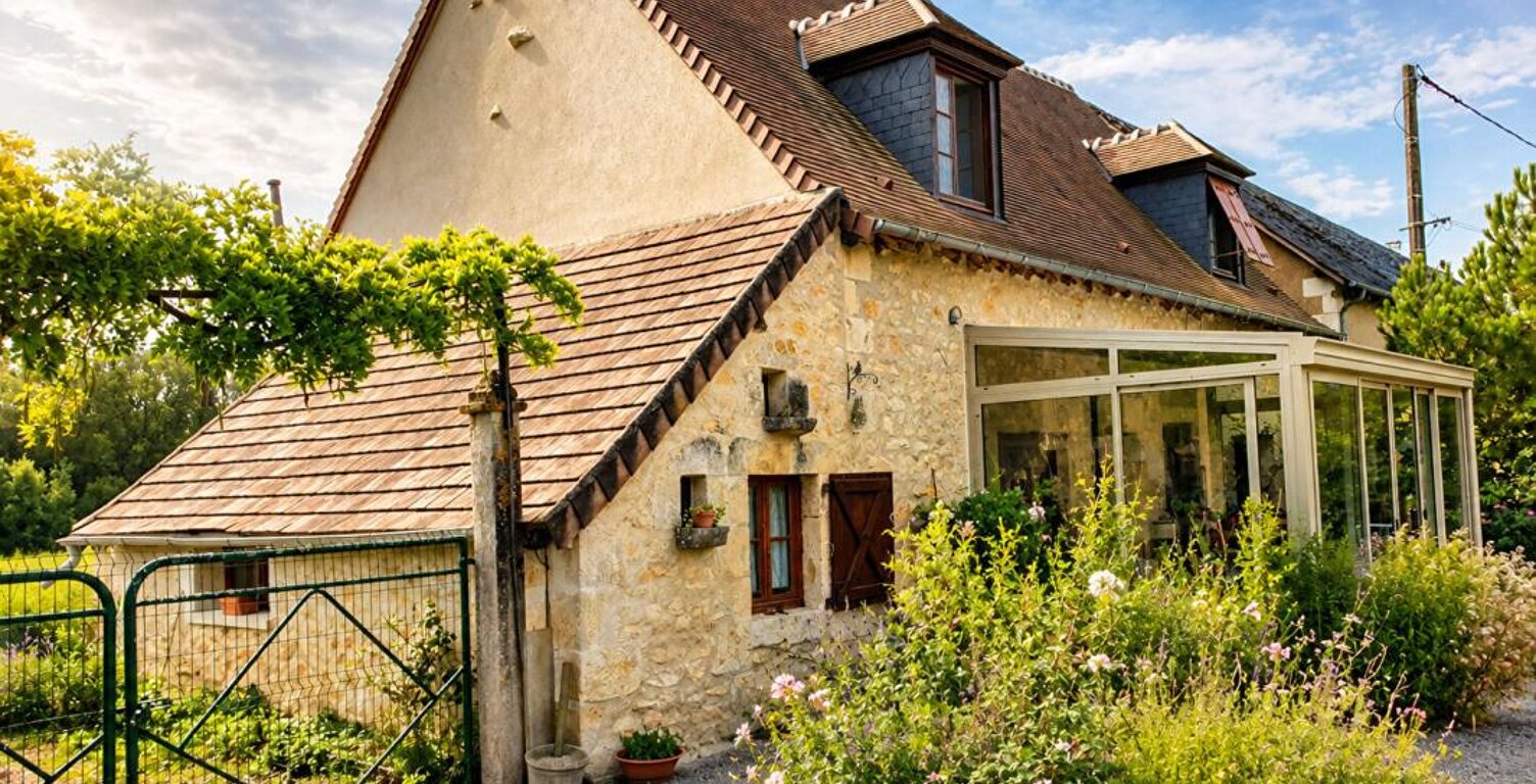 Corps de ferme  2 maisons, et dépendances diverses 11 pièce(s) 240 m2 — photo 1