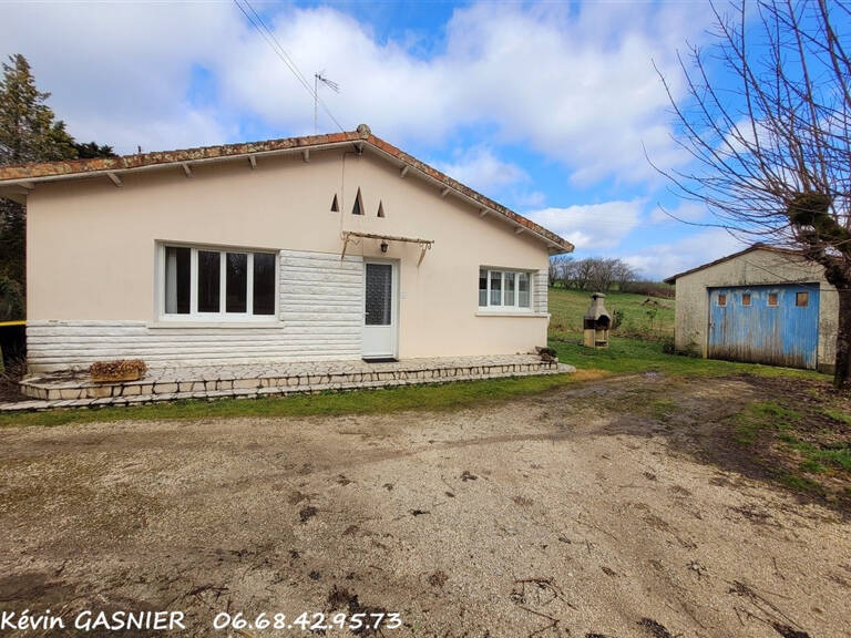 GARDES LE PONTAROUX (16320) : Maison plain pied de 96m2 avec garage — photo 1