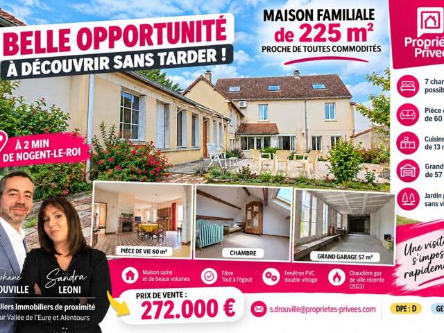 NOGENT LE ROI CHARMANTE MAISON FAMILIALE de 225 m², 6 chambres — photo du bien