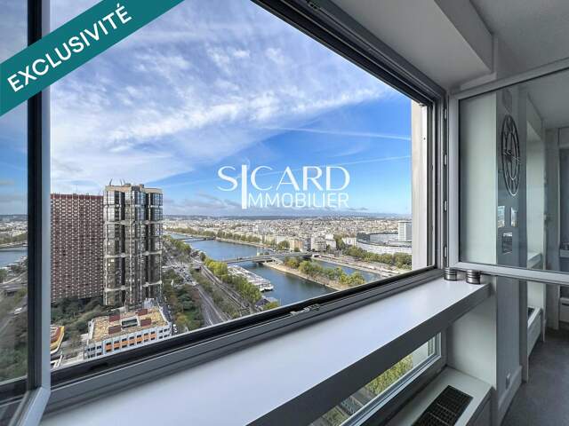 Vue Seine sans vis-à-vis au 26e, Beaugrenelle — photo du bien