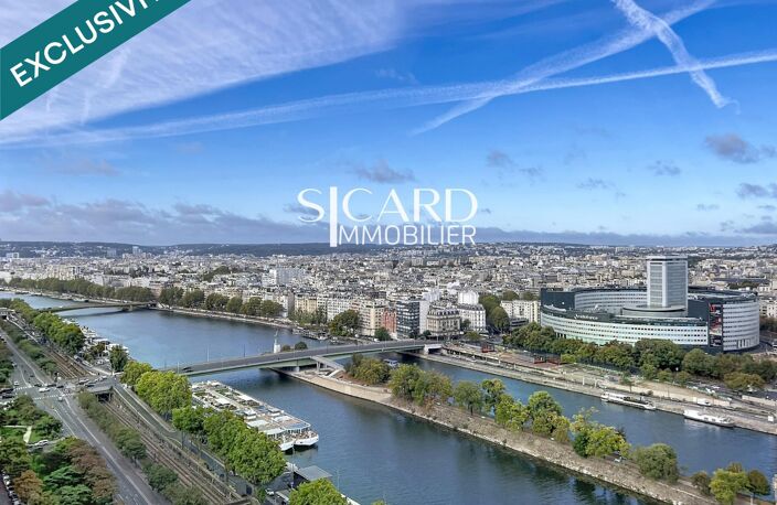 Vue Seine sans vis-à-vis au 26e, Beaugrenelle — photo 2