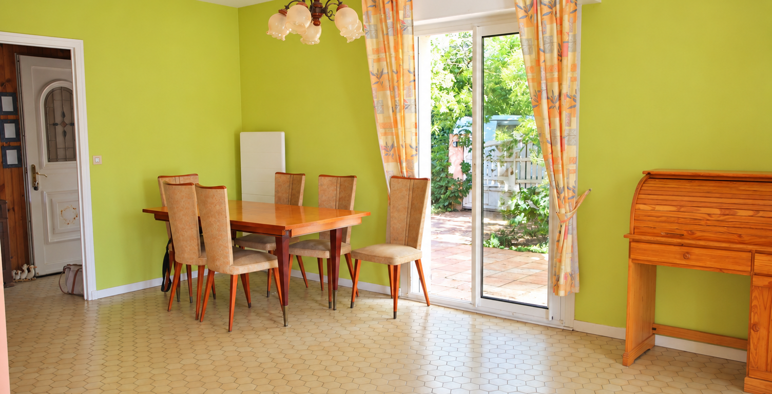 Plain pied non mitoyen sur un terrain de 1385 m² — photo 1
