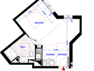 Vente Appartement 1 pièce — photo 2