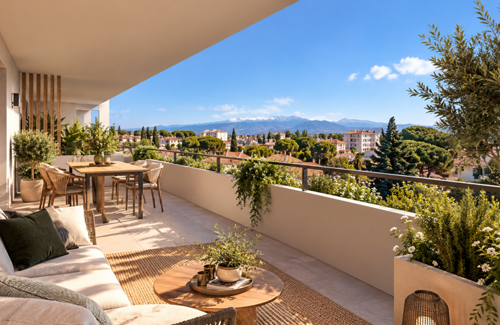 PERPIGNAN SAINT-ASSISCLE – T2 DERNIER ÉTAGE AVEC GRANDE TERRASSE – PRIX REMISÉ — photo 2