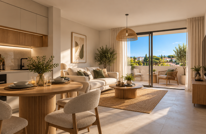PERPIGNAN SAINT-ASSISCLE – T2 DERNIER ÉTAGE AVEC GRANDE TERRASSE – PRIX REMISÉ — photo 3