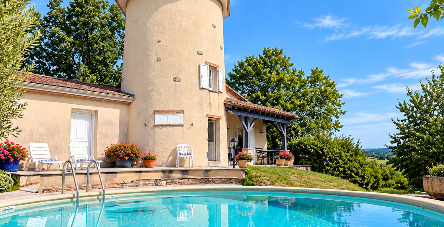 Ancien Moulin restauré Castelnaud De Gratecambe — photo 1