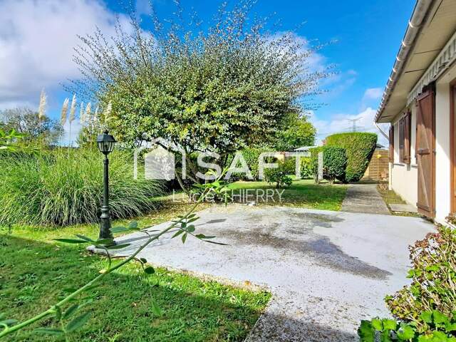PLAIN PIED, 97m2, GARAGE, 565 m2 DE TERRAIN, CALME — photo du bien