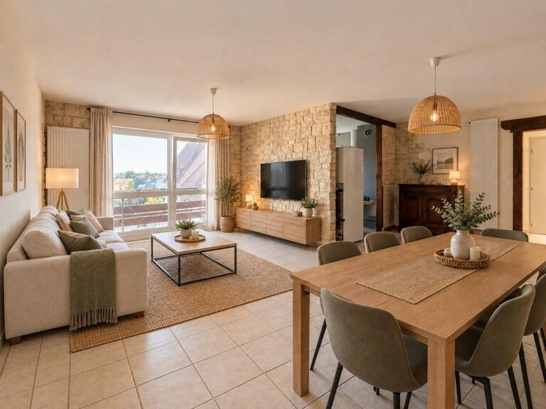 Appartement 4 pièces avec ascenseur, terrasse et balcon, vue sur la verdure  Benfeld — photo 1