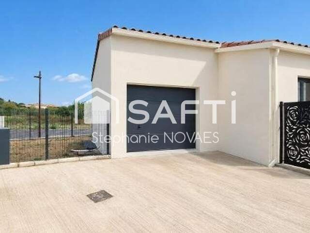 Maison neuve de plain-pied - 3 pièces - 90 m² - Terrain 311 m² - Puisserguier — photo du bien