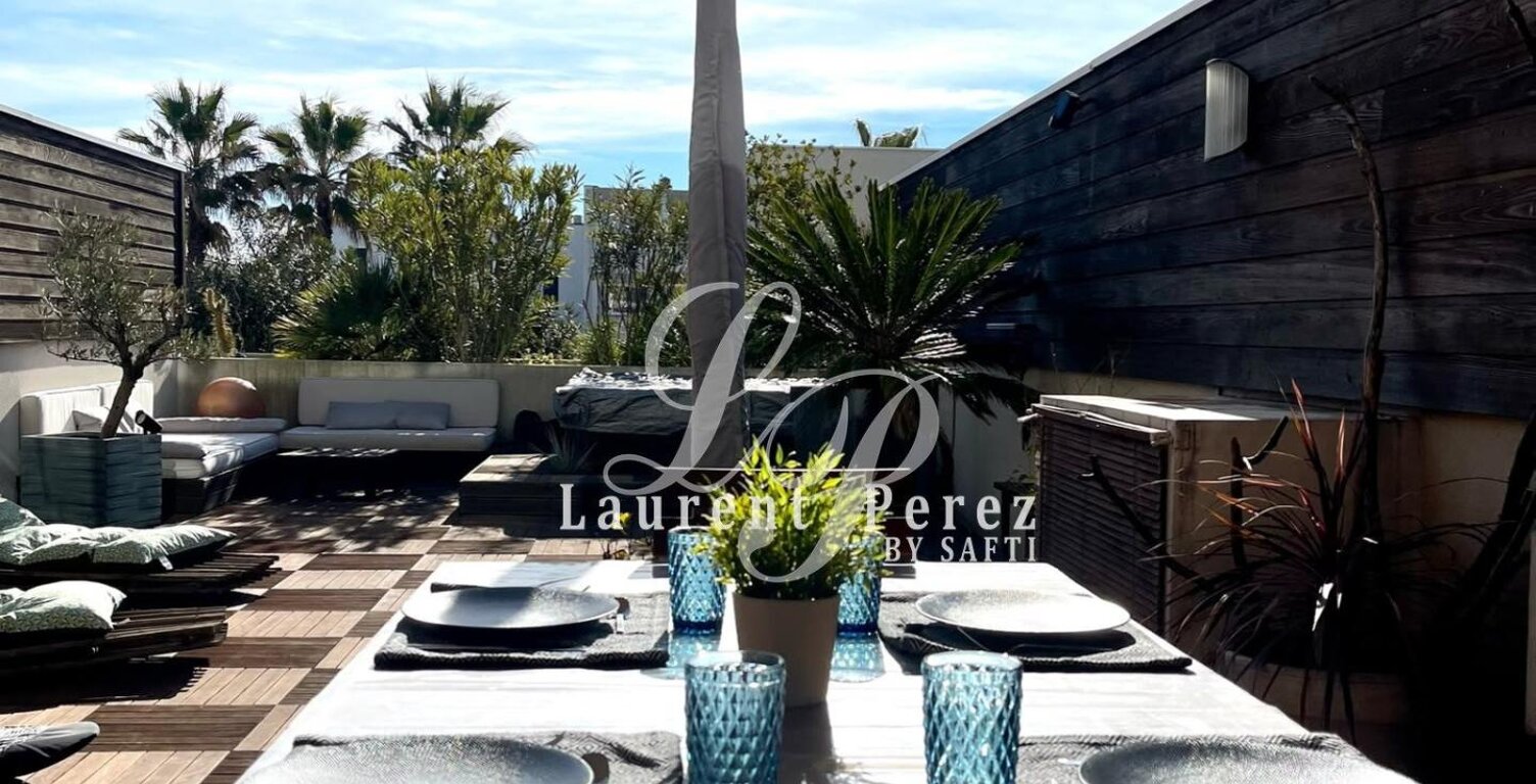 CARNON-PLAGE  T3 de 71m² avec 90m² de terrasse avec jacuzzi et garage — photo 1
