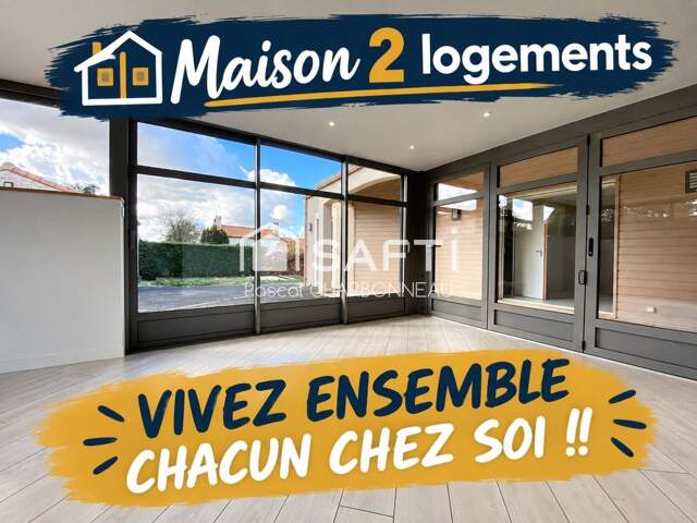 PLAIN PIEDS 3-4 chambres avec VERANDA  2 logements dans sous le meme toit 2 Garages — photo du bien