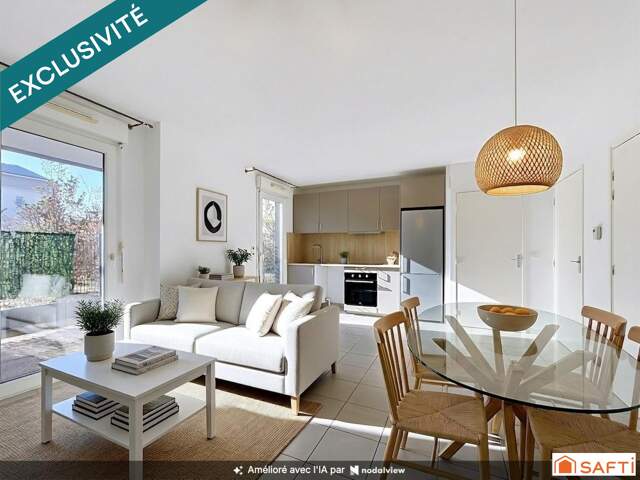 T3 52 m² REFAIT À NEUF  REZ-DE-JARDIN  2 CHAMBRES  — photo du bien