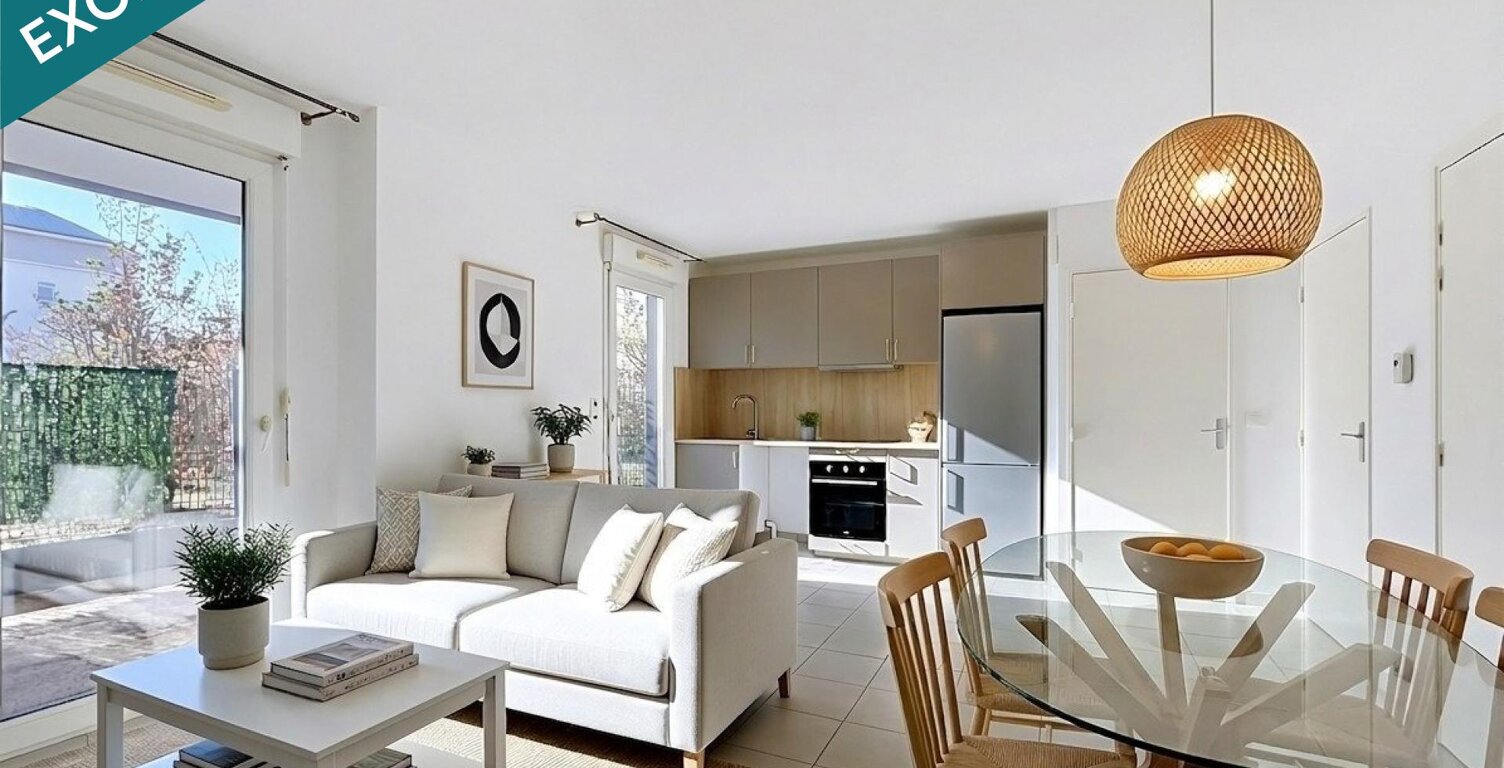T3 52 m² REFAIT À NEUF  REZ-DE-JARDIN  2 CHAMBRES  — photo 1