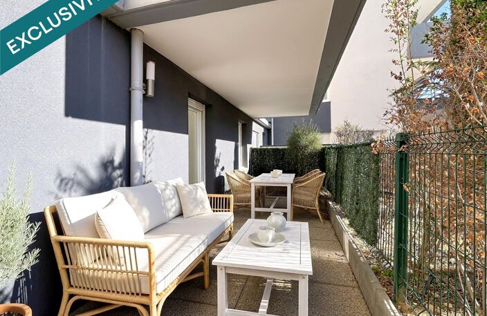 T3 52 m² REFAIT À NEUF  REZ-DE-JARDIN  2 CHAMBRES  — photo 2