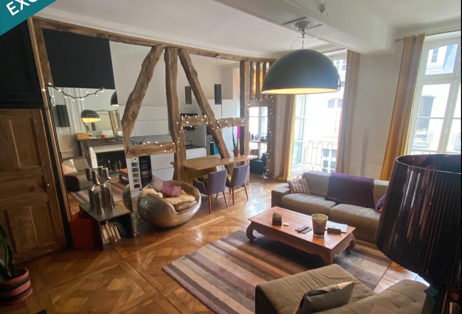 Triplex de 155m2 (129m2 Carrez) centre de Rennes. — photo 1