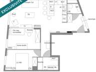 IVRY-SUR-SEINE  DERNIER ÉTAGE  3 PIÈCES  2 CHAMBRES  70 M²  2 PARKINGS  DPE B — photo 4