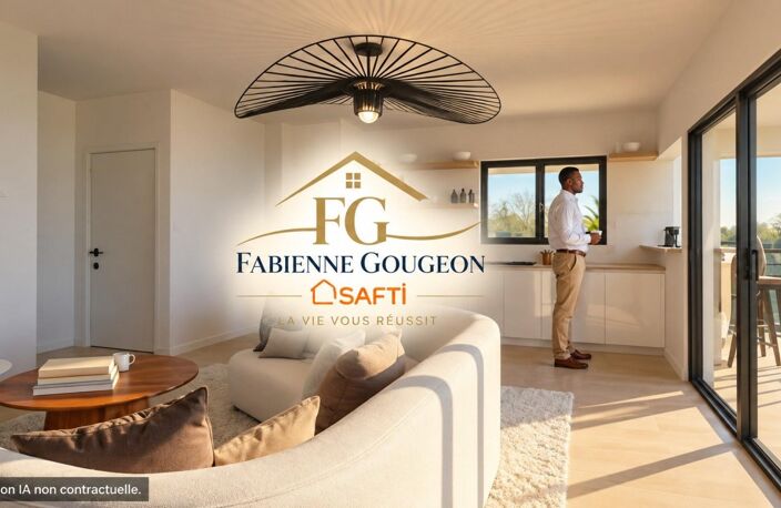 T3 en rez-de-chaussée  95,30 m² de surface utile  Les Terrasses du Marin — photo 3