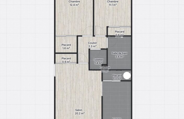 Appartement 3 pièces avec balcon, cave et parking — photo 2