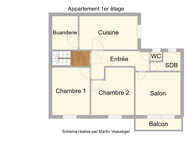 Immeuble de rapport   110 m2 habitables + grange   Hypercent — photo 4