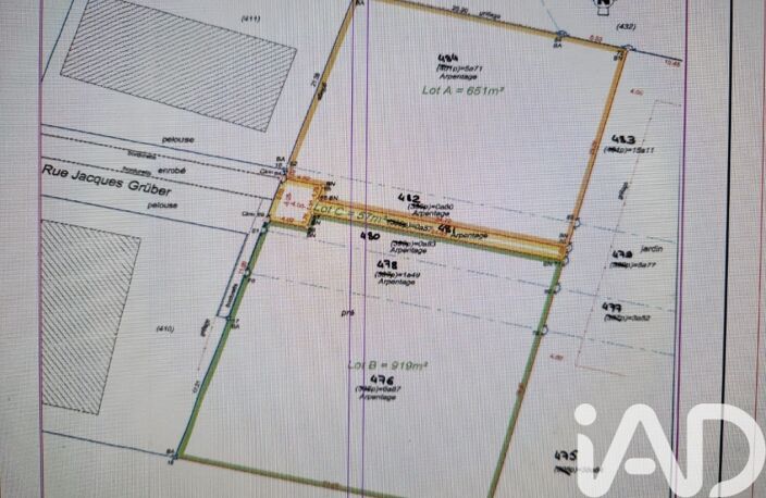 Vente Terrain 919 m&sup2; — photo 4